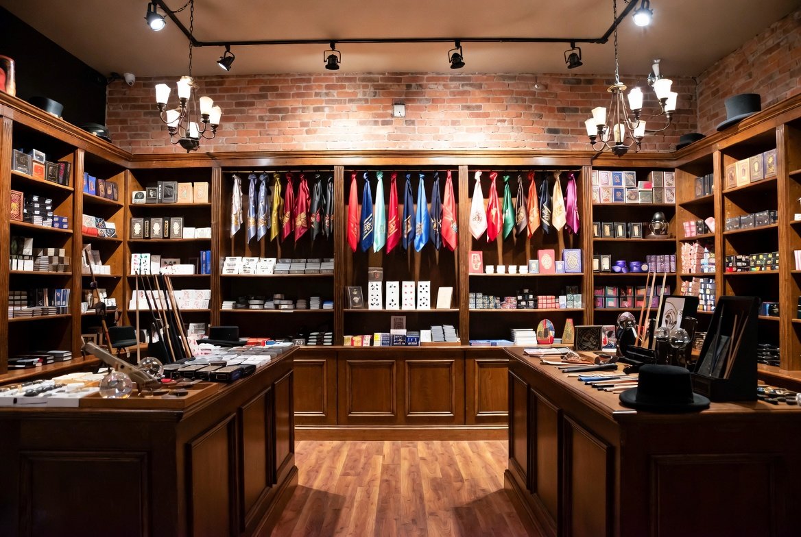 Interior of Big Guy's Magic Shop